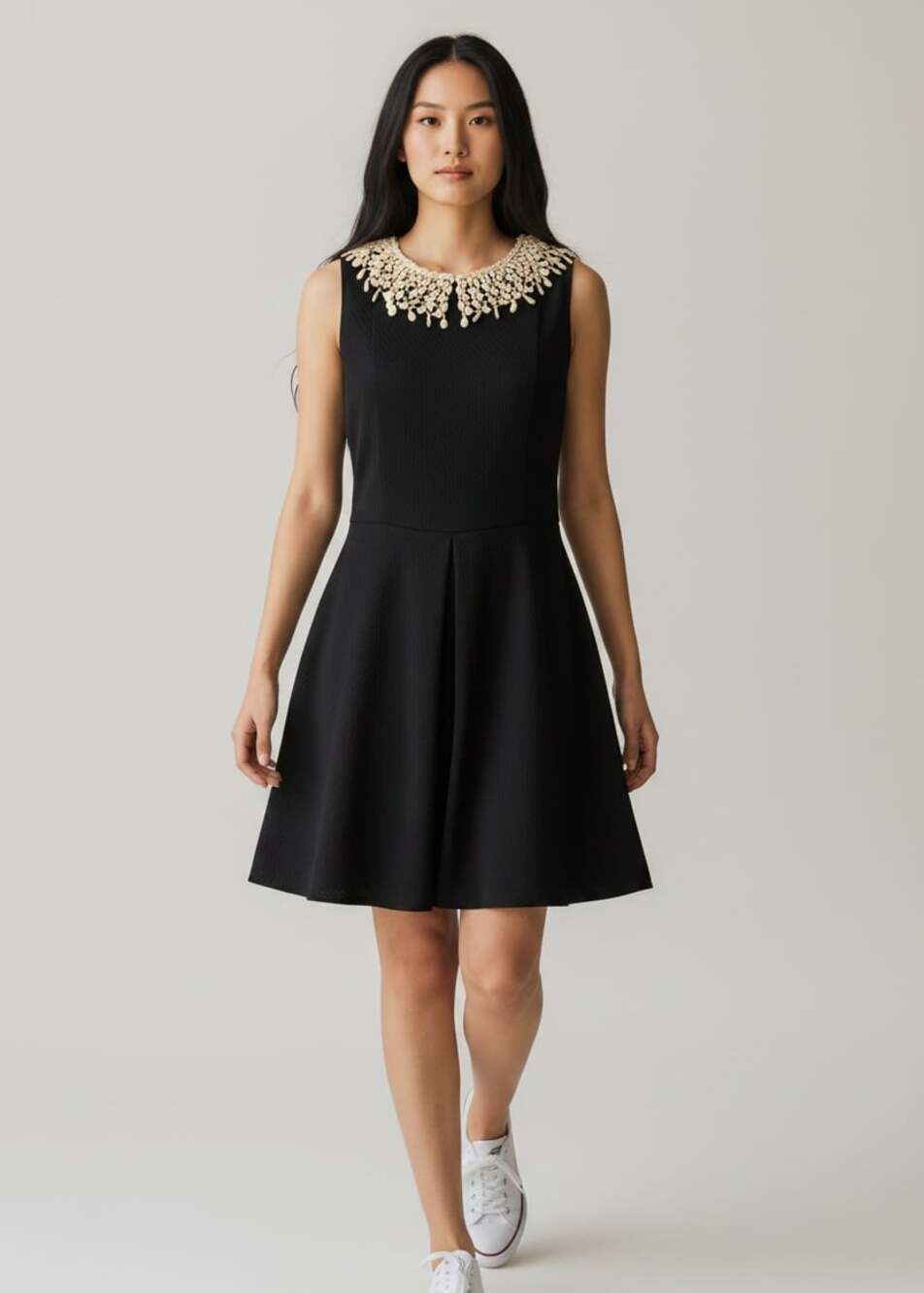 Free People Black Fit and Flare